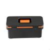 With Tray DoubleLayer Secure Tool Storage Box for Electricians, Mechanics, Garage, Home