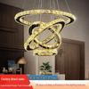 Modern Minimalist Crystal Pendant Light for Dining, Living Room, Bedroom & Staircase