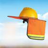 UV Protection Safety Helmet Curtain Reflective Sunscreen Neck Cover  Construction Site