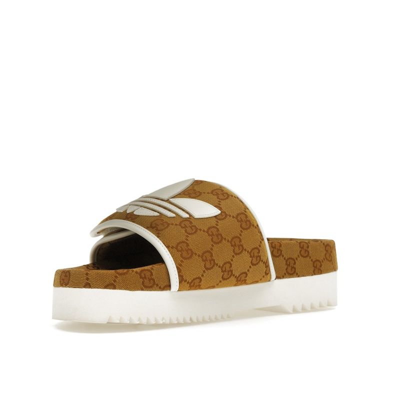 Adidas Slide Sandal Mesa GG Monogram Men Sneakers Brown 702412-FAAW2-7142