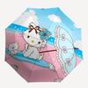 1pc Hello Kitty Automatic Opening/Closing Umbrella - Portable Three-Fold Design with 8-Bone Iron Frame - Outdoor - Ideal Gift for Fans, Travelers, Eve