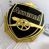 Arsenal pattern, automatic folding umbrella, portable and foldable design, 8 ribs, a Christmas or birthday gift.