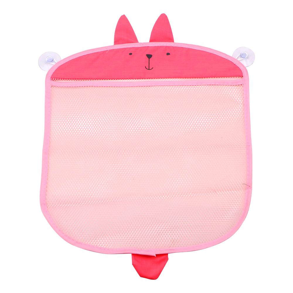 Net Mesh Bag Wall Sucker Hanging Baby Bath Toys Shampoo Organizer Kitchen Bathroom Storage Bags Home Organization