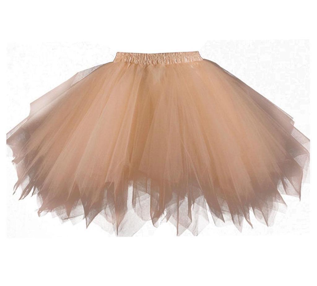 Mesh Princess Tutu Skirt for Kids - Puffy Ballet Dance Costume Skirt