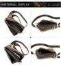 Black Angel Retro Men's Crazy Horse Leather Crossbody Phone Bag