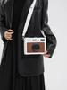 Unisex Korean Fashion Crossbody Bag - Influencer Style Radio Shoulder Box Bag