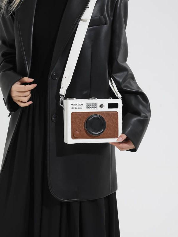 Unisex Korean Fashion Crossbody Bag - Influencer Style Radio Shoulder Box Bag