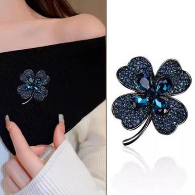Glücksklee Broschen für Damen Kleidung Mantel Schmuck Party Accessoires Geschenke