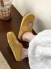 Fashion Women Clogs Cow Suede Leather Mules Slippers Lady Spring Summer Slip on Flats Female Beige Low-heeled Comfort New Girls Clogs