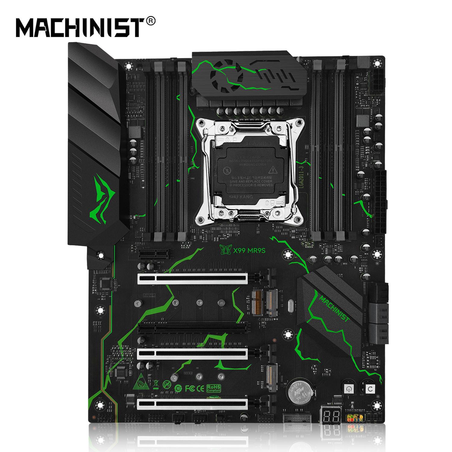 

MACHINIST X99 MR9S ATX Материнська плата LGA 2011-3 Підтримує Intel Xeon E5 V3 V4 CPU CPU DDR4 RAM Пам ять NVME M.2 USB3.0 Motherboards