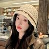 Hollow Out Crochet Pullover Hat Bohemian Style Winter Weave Cap Fashion Knitted Beanies Hat  Girls