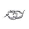 10pcs Gold Plated Stainless Steel Open Earrings Circle 15 20 25 70mm Earring Hook Base Ear Ring for DIY Jewelry Making Component