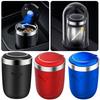 Portable Car Ashtray With Lid,LED Sealing Cigarettes Ash-Cup,Detachable Metal Car Ashtrays,Car Accessories,For Home Travel Use