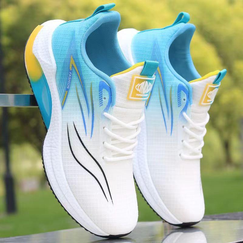 

Summer ice silk breathable mesh shoes thin single mesh hollow shoes soft sole running shoes 38