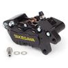 Aluminum Billet Caliper Universal (TAKEGAWA) 4-POT (Right Side, Black) 06-08-0282