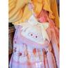 Cute Pink Lamb Cake Bag Plush Cartoon Doll Backpack Female Lolita Schoolbag Backpack