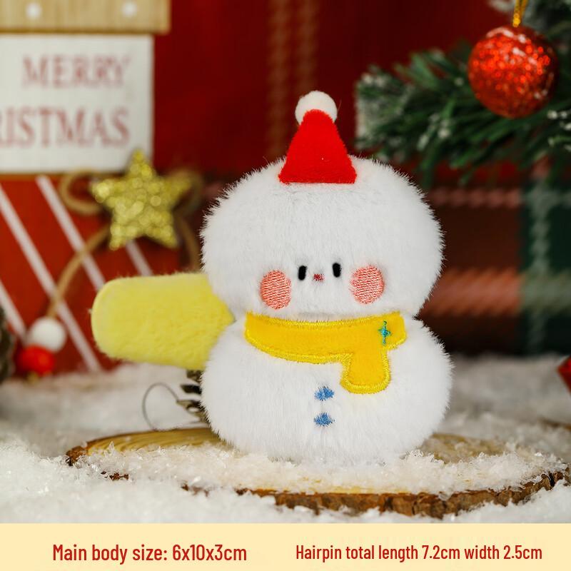 Cartoon Christmas Santa Hair Clips