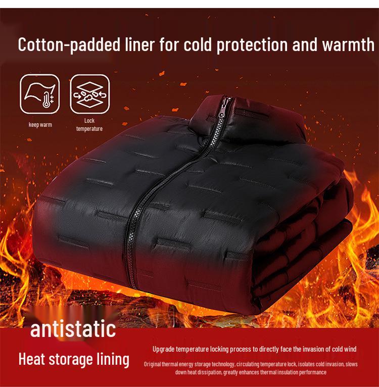 Unisex 3-in-1 Cotton Jacket Set: Windproof, Multi-Functional Climbing & Skiing Gear
