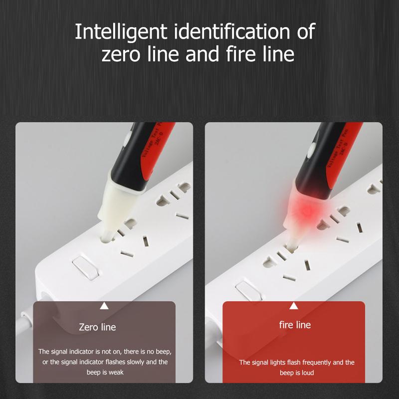 Non-contact Induction test Pencil AC 90-1000V Voltmeter Voltage Probe Volt Meter Electric Indicator Power Detector Tester Socket