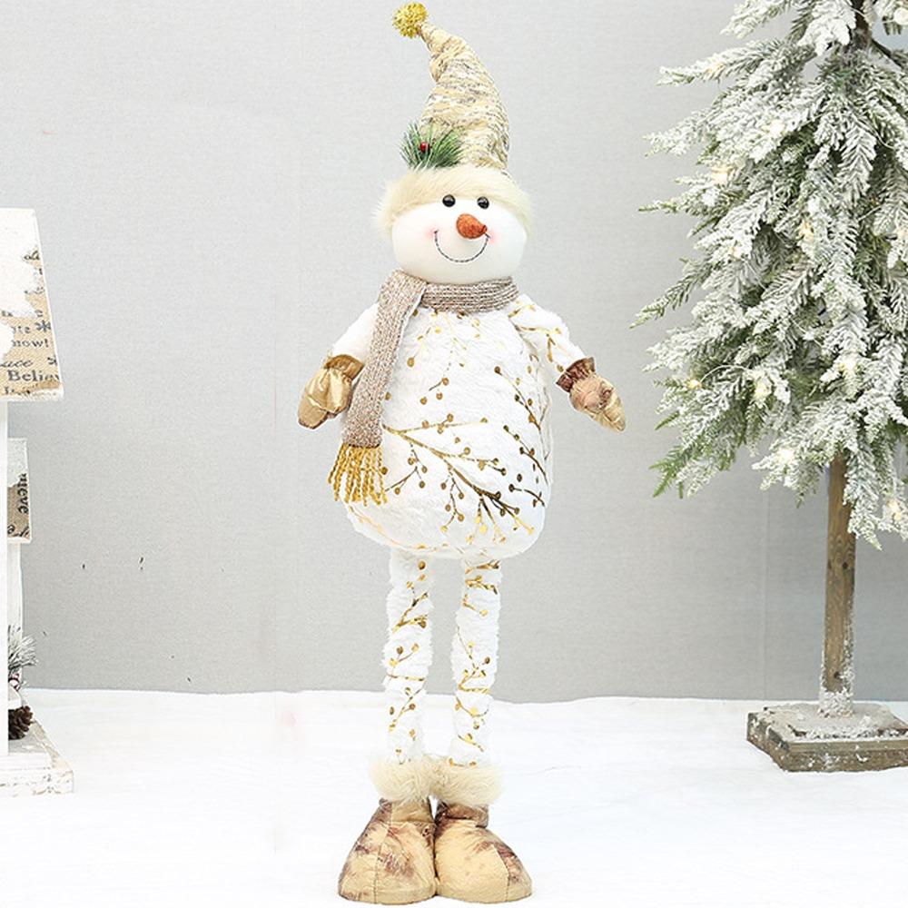 

Печать Рождественская Кукла Эльф Позолота Веселое Рождество Украшение Домашнее Украшение Окна 88cm