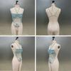 Sleeveless Acrylic Beaded Fringe Tassels Top Summer Casual Party Outfit Music Festival Body Chain Camisole for Women