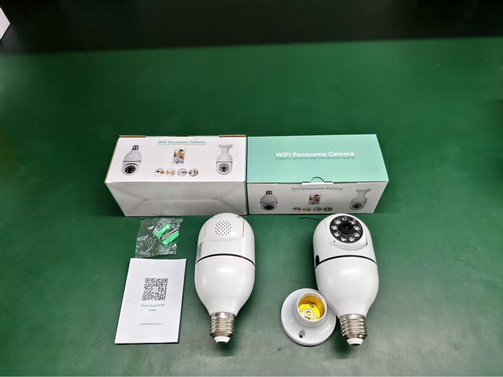 360° Panorama Smart Lampenhalter Kamera - 1080P HD Drahtlose Multifunktionale Überwachung