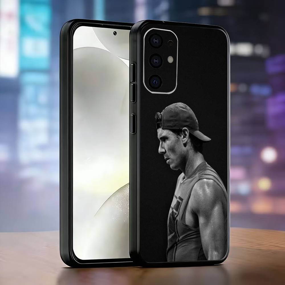 

Rafael Nadal Phone Case Black Silicone Soft For Samsung S25,S24,S21,S22,S23,S30,Ultra,S20,Plus,Fe,Lite Samsung S21 s305G