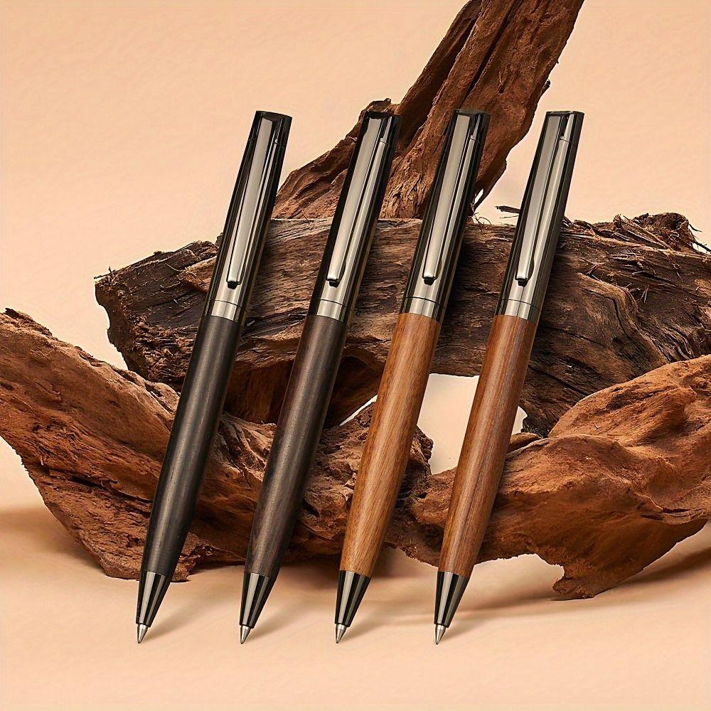 With Case Metal Ballpoint Pen Smooth Writing Black Ink Pen New Gel Pens  School Stationery