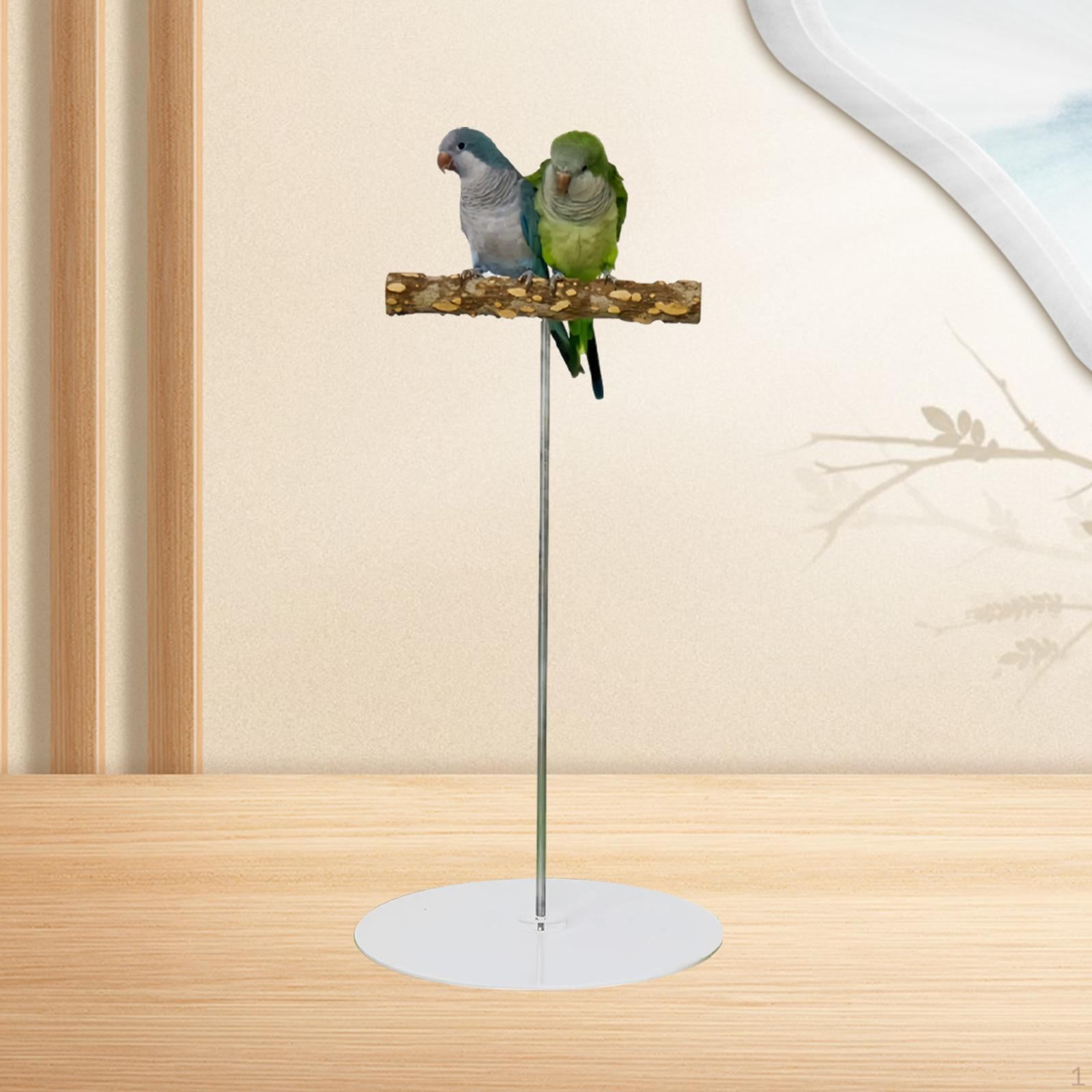 

Bird Perch Stand Play Gym Playpen Practical Chewing Biting Toy Playground S_round