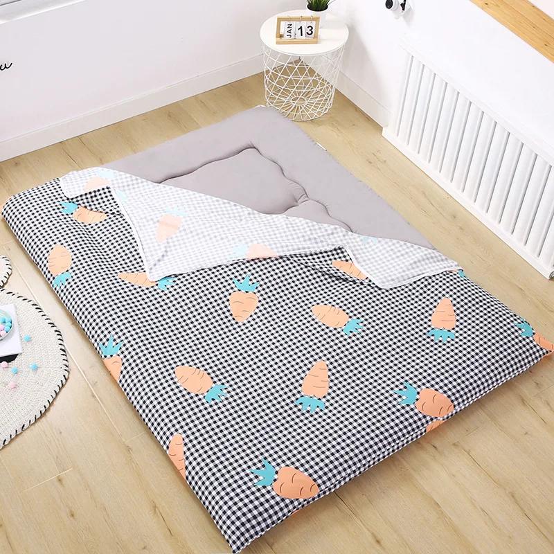 All-Inclusive Floor Bunk Dirty Cushion Cover Comfortable Mattress Cover Dust-Proof Sanded Bed Cover Removable Washable