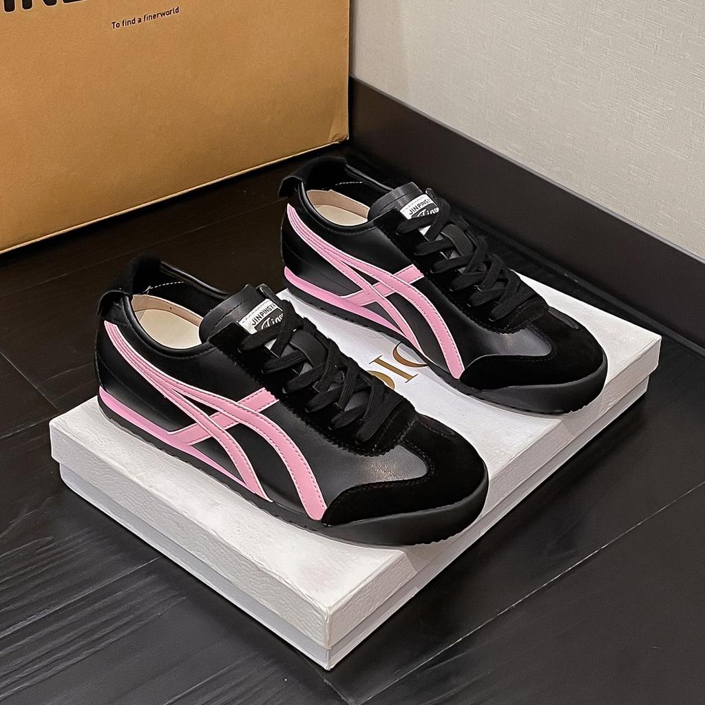 2025 Spring German Training Shoes Women's New Pink Sports Shoes Ballet Casual Forrest Gump Shoes Soft Sole Soft Surface Versatile Board Shoes