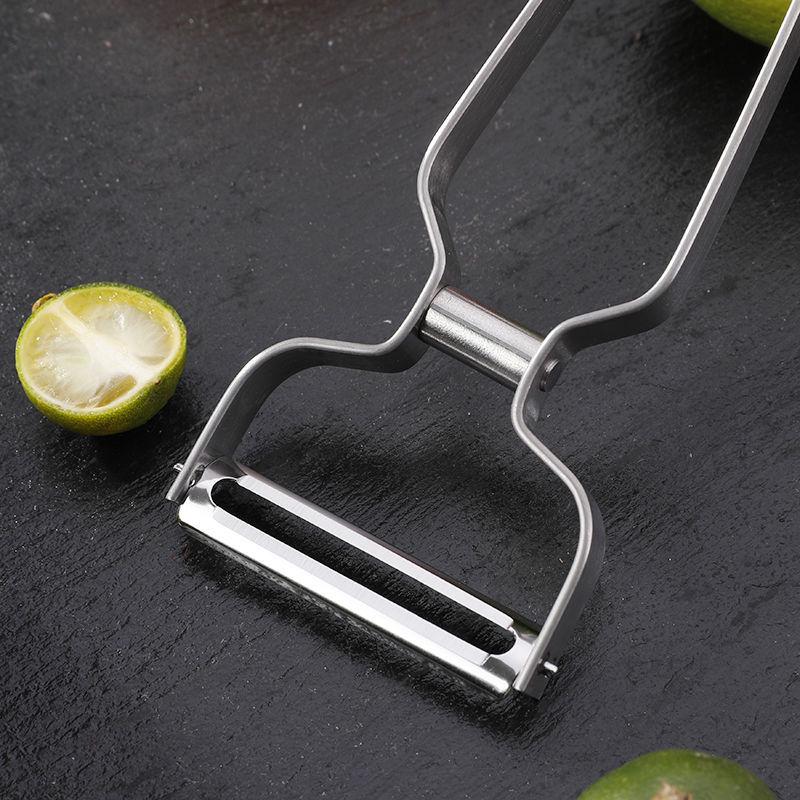 Stainless Steel Multi-Functional Peeler & Fruit Scraper for Potatoes, Carrots, Melons, and More