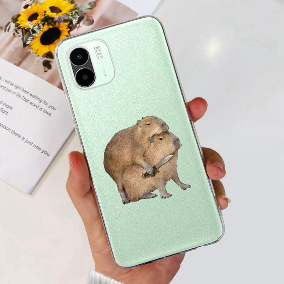 

Для Xiaomi Redmi A1 A1+ A2 A2+ 2023 Милий Чохол-Кришка з Малюнком Квітки та Кота Для RedmiA1 RedmiA2 Plus 4G М який Силіконовий TPU Чохли для Телефона Redmi A1 Plus