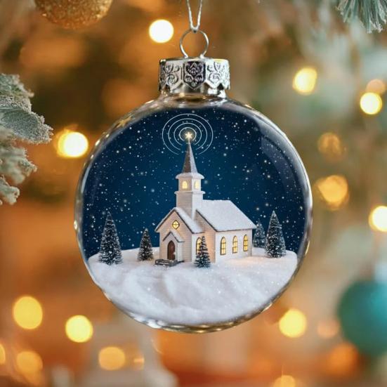 Závěsná ozdoba Sněhová koule Vánoční sněhová scéna Ozdoba anděl Průhledná vánoční koule Dekorace na vánoční stromeček Domov Zimní sváteční párty