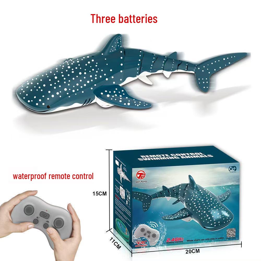 2.4G Remote Control Electric Shark Toy - Wireless Charging Water Toy for Kids