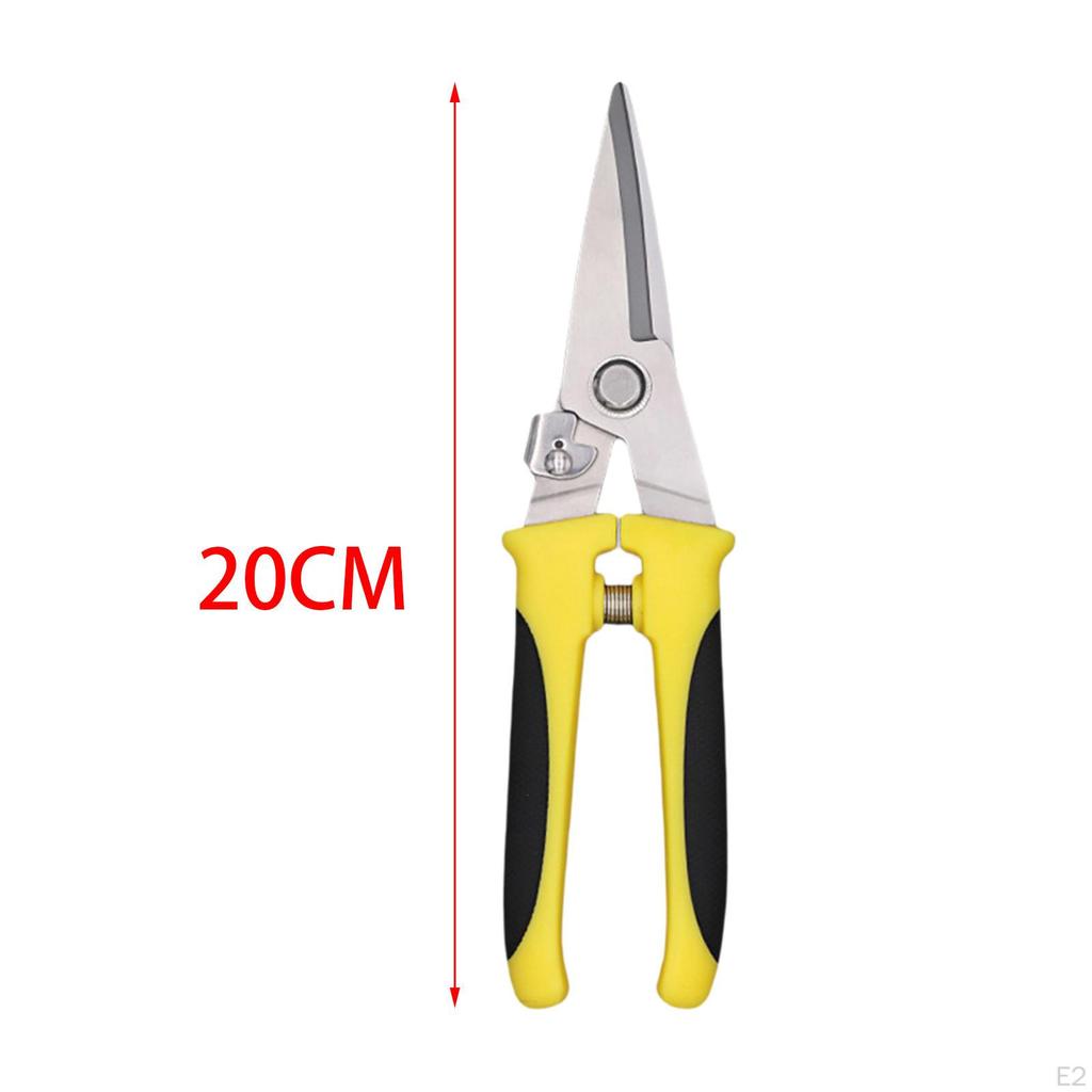 feelfreeau Steel Industrial Grade Scissors Gardening Professional for