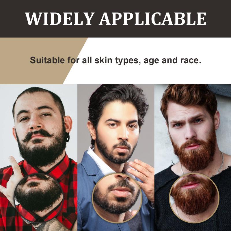 30Ml Beard Growth Oil Serum For Men Beard Growth And Grooming Soften Strengthen Styling Beard Oil Nourish Beard Care Oil one size