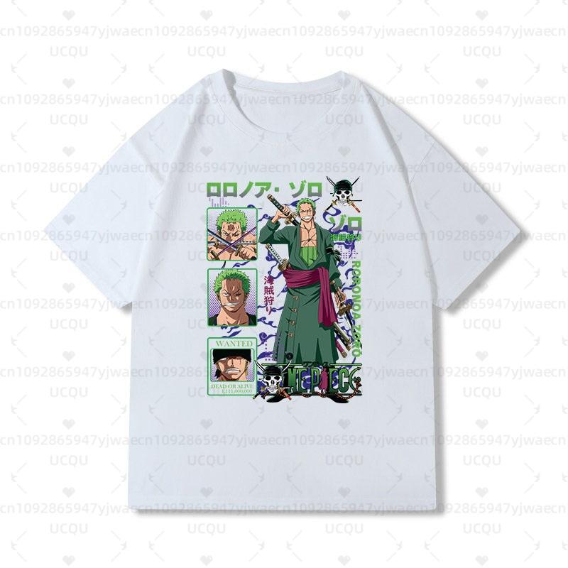 2026 New One Piece Zoro Anime Football Jersey Summer Plus Size Men's Women's Cosplay Short Sleeve T-shirt Tops