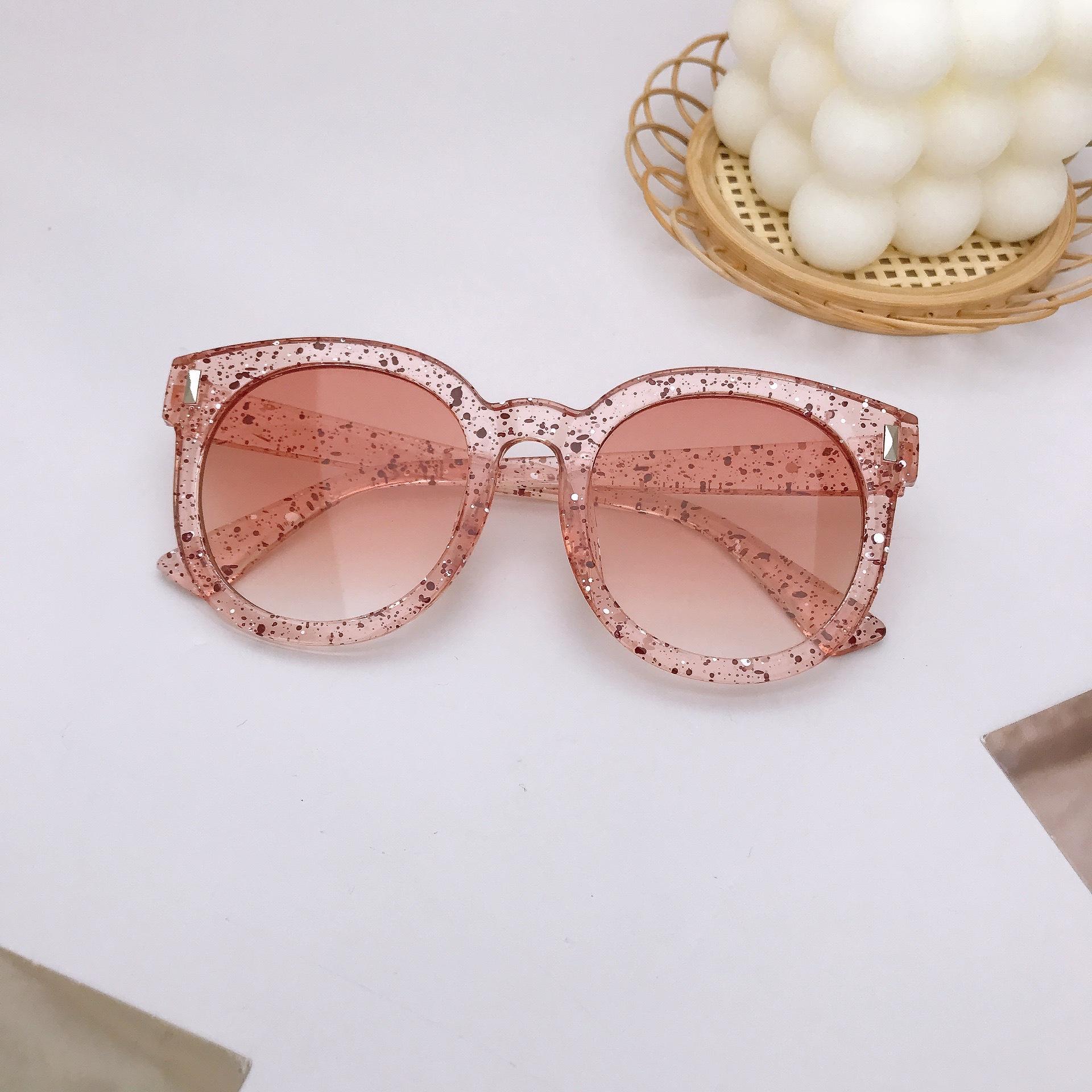 

Модные детские солнцезащитные очки, детские очки, милые мальчики и девочки, овальная оправа, солнцезащитные очки для защиты глаз, Tide