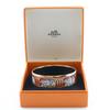HERMES EmailGM Bangle Shippo Horse Red Plated Gold 33.4g Women Used
