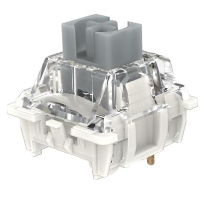 Gateron G Yellow Pro 3 kontaktų jungiklis RGB MX mechaninė klaviatūra Items Pro 3.0 Pre-Lube geltona-raudona-ruda (72 3.0 Sidabras)