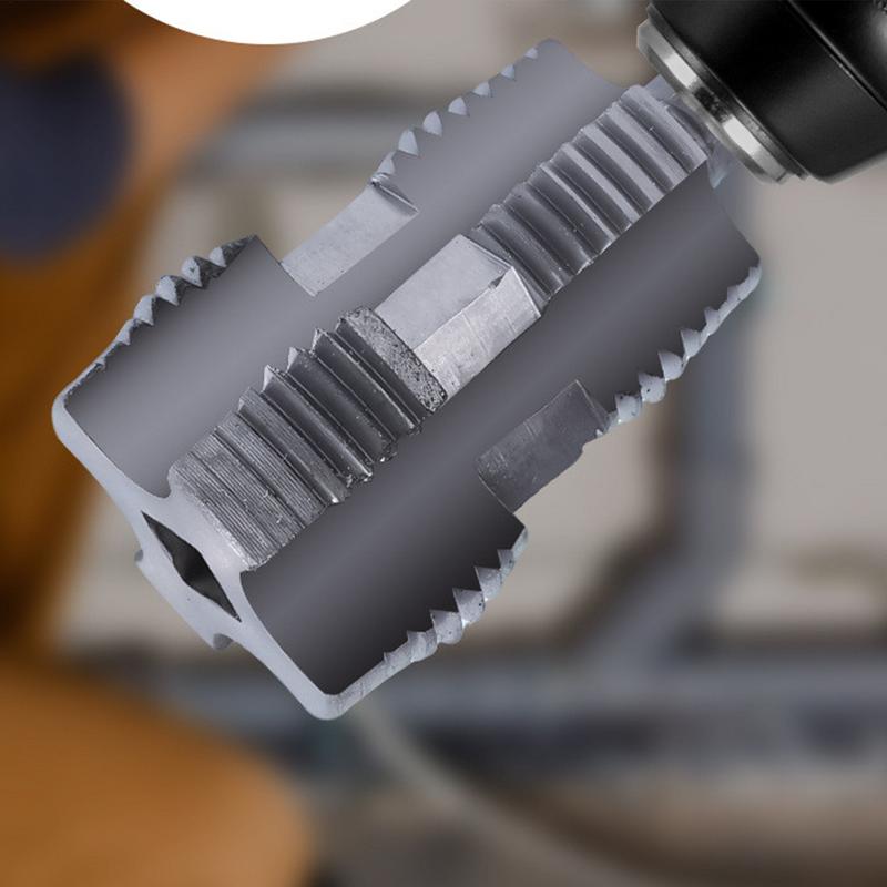 PVC Pipe Threader Internal Thread Opener 1/2 Inch 3/4 Inch 1 Inch Pipe Threader Pipe Threader Plumbing Tool Water Pipe Threader