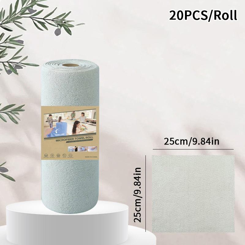 Abreißbare Reinigungsrollentücher Langlebiges Wiederverwendbares Geschirrtuch Für Küche Fettabweisend Und Schnelltrocknend Mikrofasertücher Zum Abreißen