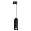 Schienensystem-Leuchte Pipe 1 GU10 Schwarz Alu Milagro ML2064