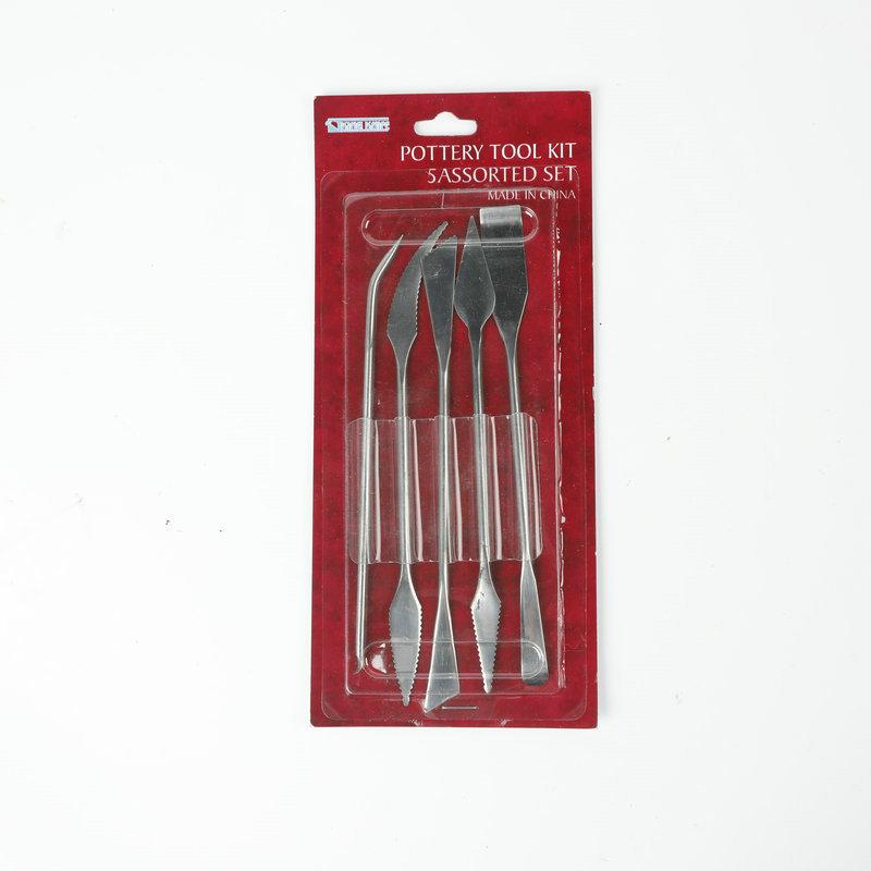 Stainless Steel Clay Sculpting Tools Double-Ended Pottery Carving Wax Modeling Dental Carvers Wax Accessories Modeling Sculpting
