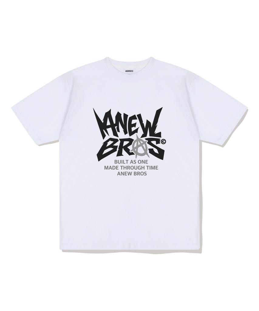 ANEWBROS Manifest Oversized Short Sleeve T-Shirt 6 Colors [Anse_2003] (A Type)