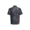 Under Armour Patterned Casual Golf Quick-Dry Polo Shirt Men tops Black 1378677-005
