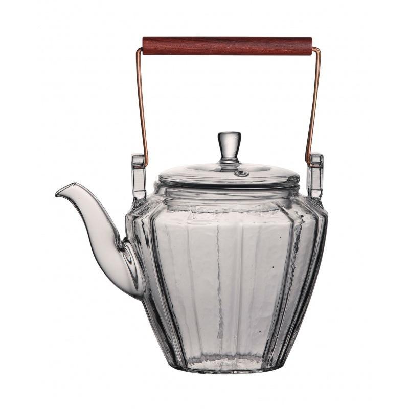 Household Large-capacity High-borosilicate Glass Kettle for Making Tea, Thickened High-temperature Resistant Teapot, Electric Ceramic Stove, Teapot