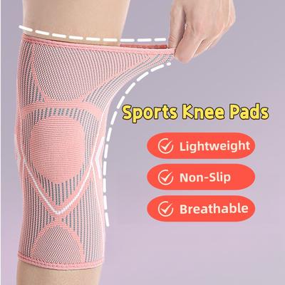 Lightweight and Non-Slip Sports Knee Pads, Designed with 360° Silicone Anti-Slip Granules for Comprehensive Knee Protection