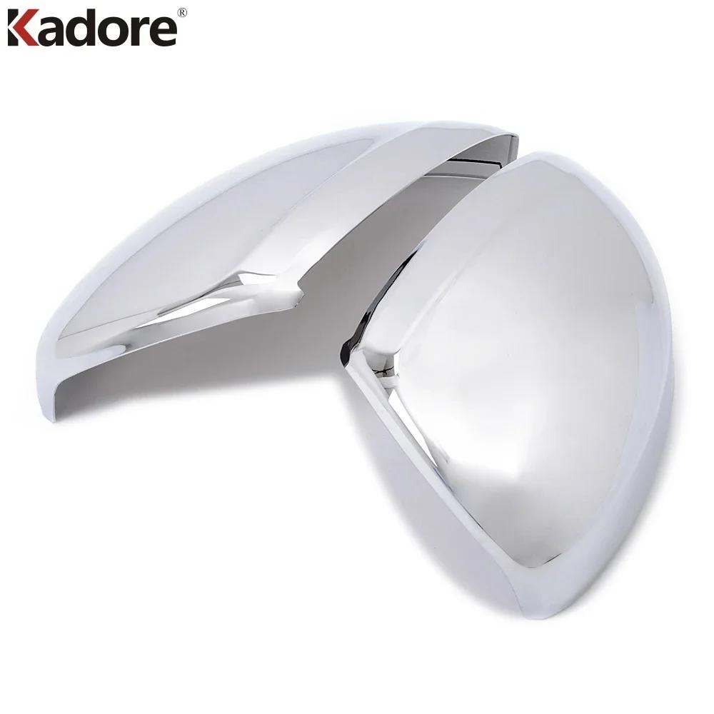 For Volkswagen vw Tiguan 2017- Chrome Car Rearview Mirror Cover Trim Side Wing Mirrors Cap Covers Accessories